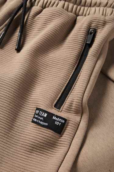 Enfants garçons - Pantalon de jogging - marron clair