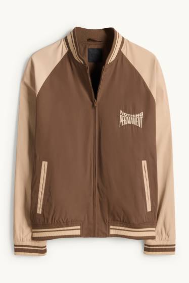 Herren - Collegejacke - braun