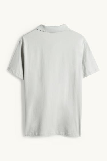 Home - Polo - regular fit - gris clar