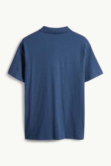 Home - Polo - regular fit - blau fosc