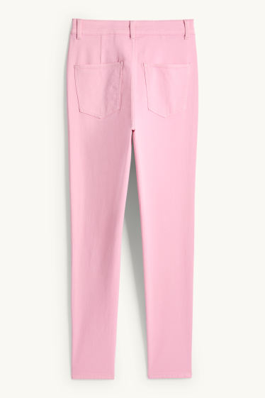 Women - Jegging jeans - high waist - rose