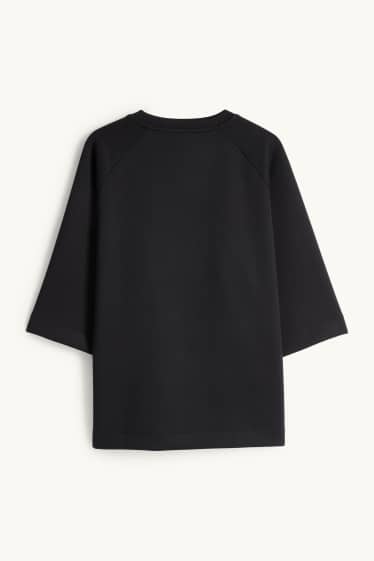 Damen - Oversized-Sweatshirt - schwarz