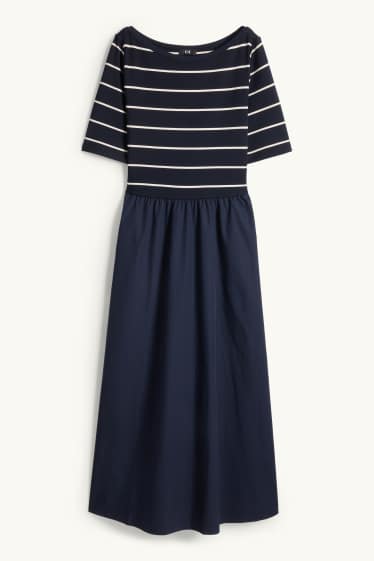 Femmes - Robe Fit & Flare - bleu foncé