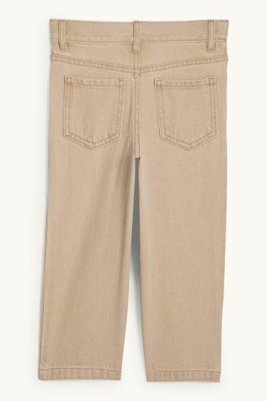 Children Boys - Relaxed jeans - light beige