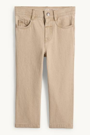 Children Boys - Relaxed jeans - light beige