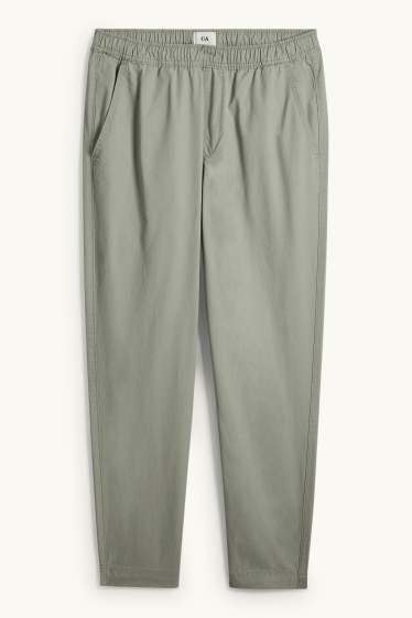 Heren - Chino - tapered fit - lichtgroen