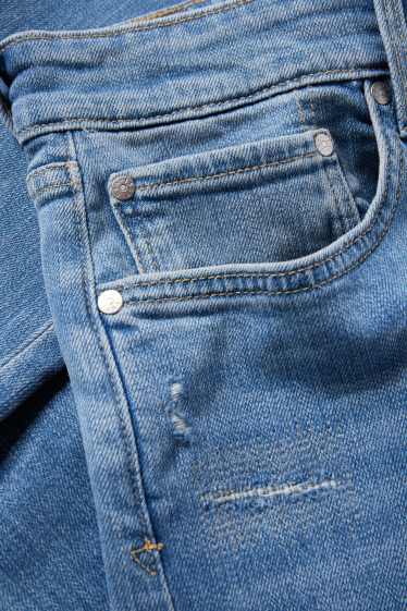 Men - Slim tapered jeans - denim-light blue