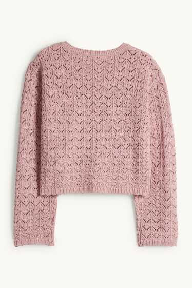 Enfants filles - Pull - rose