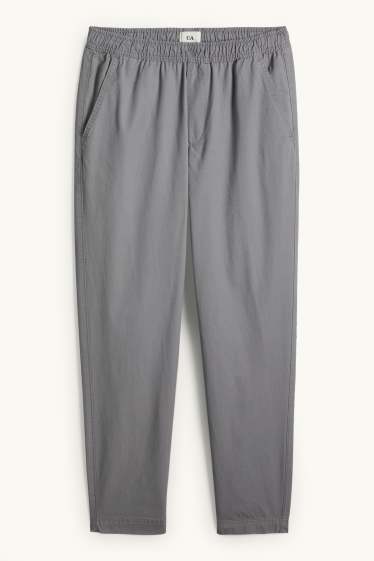 Heren - Chino - tapered fit - grijs