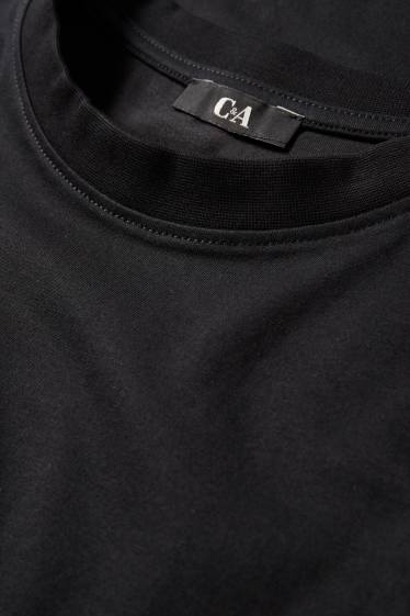 Femmes - Robe-T-shirt - straight fit - noir