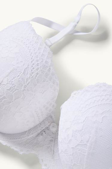 Dames - BH met beugels - FULL COVERAGE - voorgevormd - wit