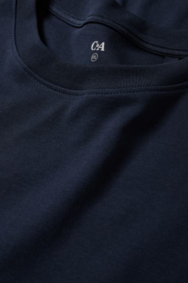 Damen - T-Shirt-Kleid - dunkelblau