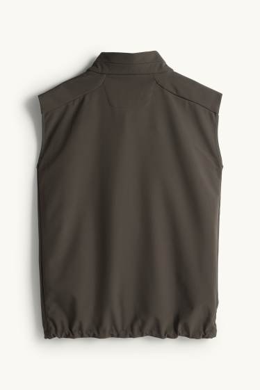 Herren - Weste - wasserabweisend - 4 Way Stretch - dunkelgrün