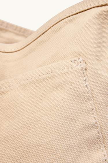 Women - Large shopper - light beige