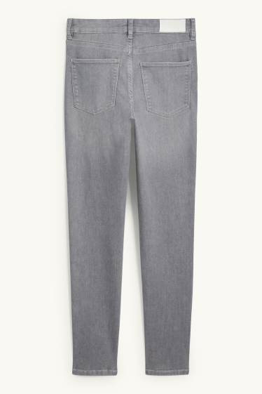 Damen - Skinny Jeans - Mid Waist - LYCRA® ADAPTIV Fiber - helljeansgrau