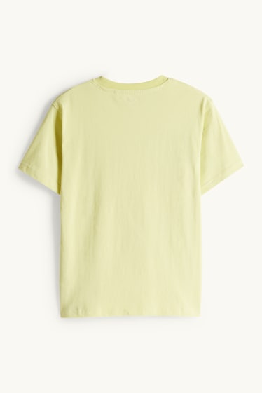 Enfants garçons - Écouteurs - T-shirt - jaune