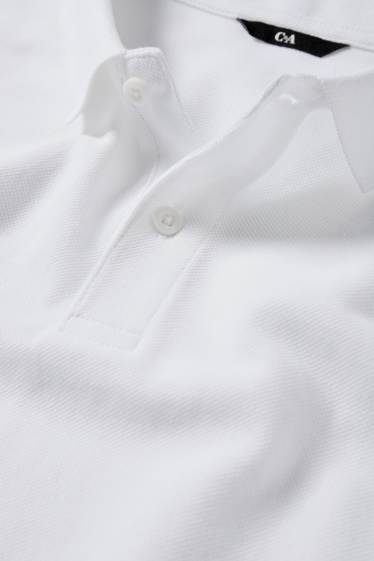 Men - Polo shirt - white