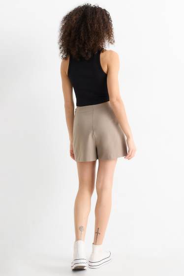 Damen - Skort - taupe