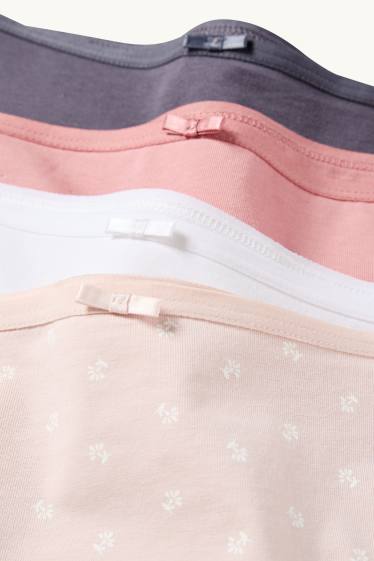 Donna - Confezione da 4 - slip - rosa