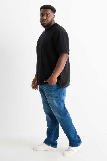 Bărbați - Straight jeans - Flex jog denim - LYCRA® - denim-albastru