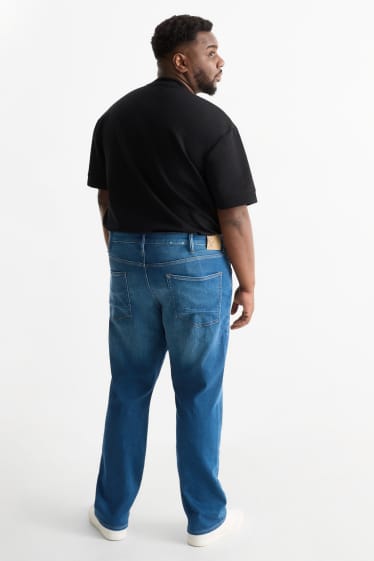 Bărbați - Straight jeans - Flex jog denim - LYCRA® - denim-albastru
