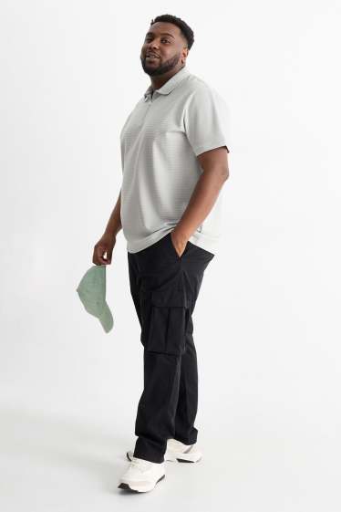 Home - Pantalons cargo - tapered fit - negre