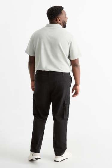 Home - Pantalons cargo - tapered fit - negre