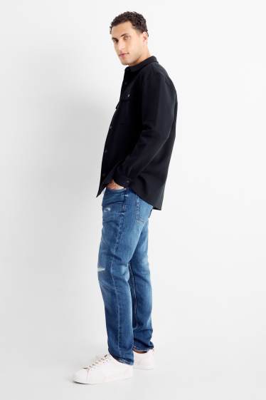 Men - Slim tapered jeans - blue denim