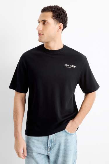 Home - Samarreta de màniga curta - oversized - negre