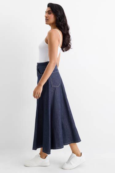 Dona - Faldilla texana - texà blau fosc