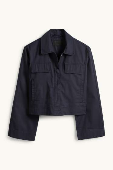 Femei - Geacă - albastru închis