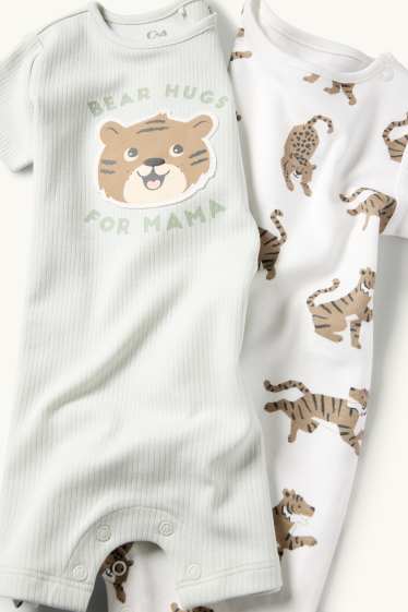 Nadó nen - Paquet de 2 - tigre - pijama per a nadó - blau