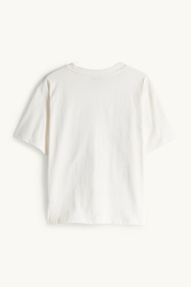 Bambine - Portland - maglia a maniche corte - crema