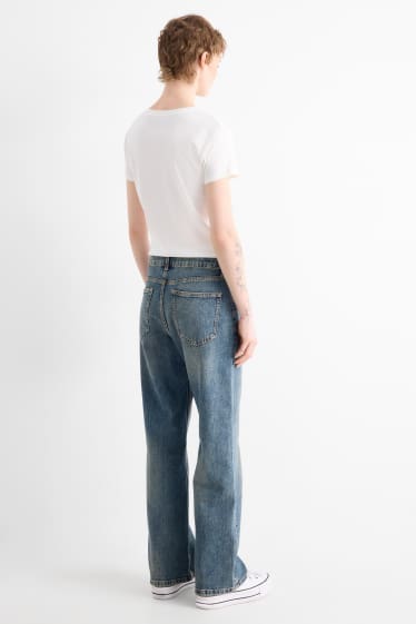 Donna - Baggy jeans - vita media - jeans blu