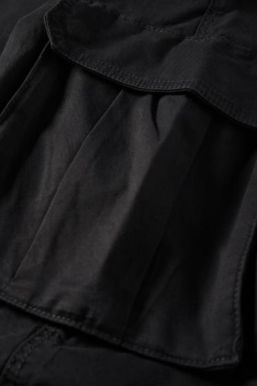 Uomo - Pantaloni cargo - nero