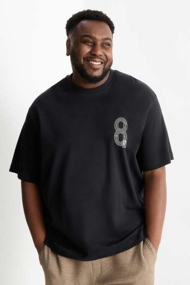 Herren - Funktions-Shirt - Relaxed Fit - schwarz