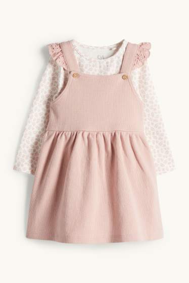 Bébés filles - Tenue pour bébé - Broderie Anglaise - 2 pièces - rose