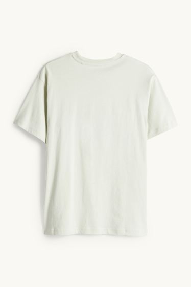 Kinderen: jongens - Spin - T-shirt - mintgroen