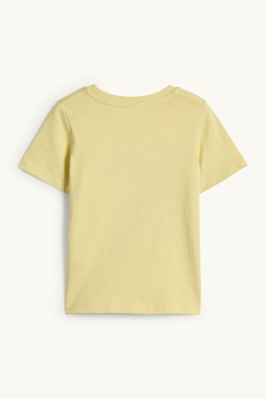 Bambini - Coccodrillo - maglia a maniche corte - giallo