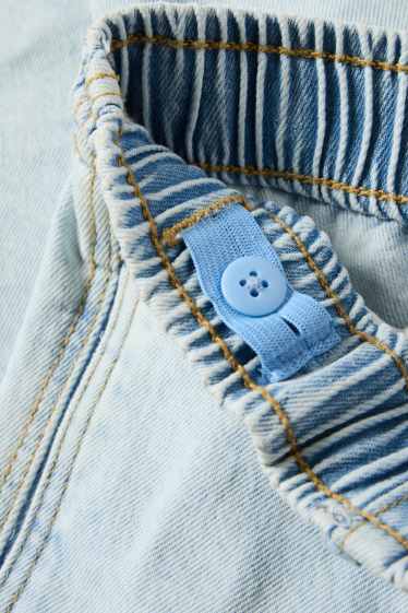 Niños - Jeans cargo - azul claro