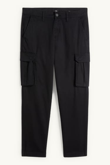 Home - Pantalons cargo - tapered fit - negre