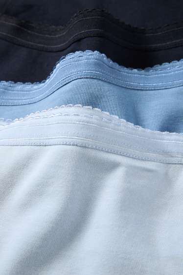 Donna - Confezione da 3 - slip - azzurro