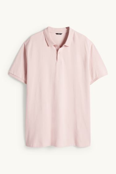 Heren - Poloshirt - roze