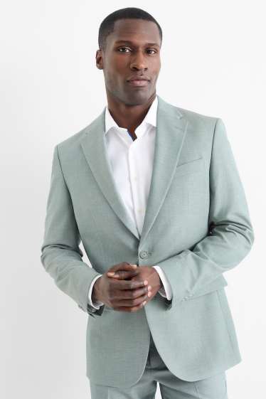 Uomo - Giacca coordinabile - regular fit - Flex - verde chiaro