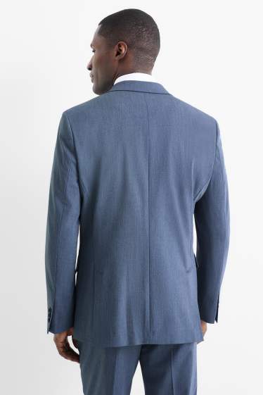 Bărbați - Sacou modular - regular fit - stretch - albastru
