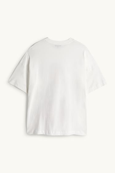 Damen - T-Shirt - Regular Fit - weiss