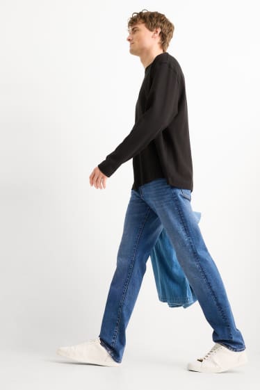 Pánské - Straight jeans - LYCRA® - džíny - modré