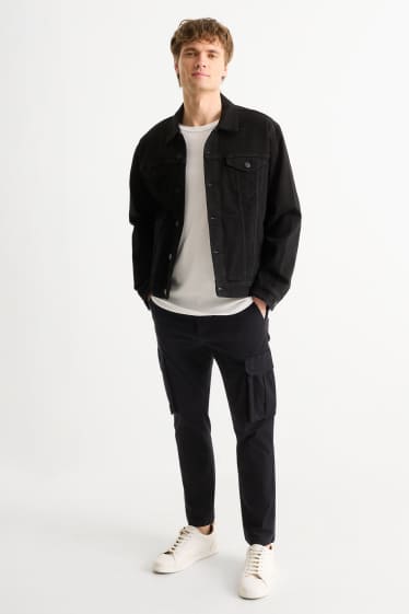 Uomo - Pantaloni cargo - nero