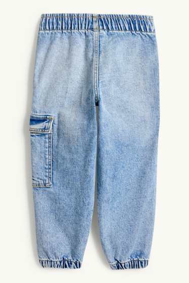 Bambini - Jeans cargo - blu