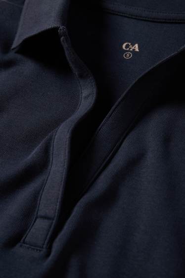 Women - Polo shirt - regular fit - dark blue